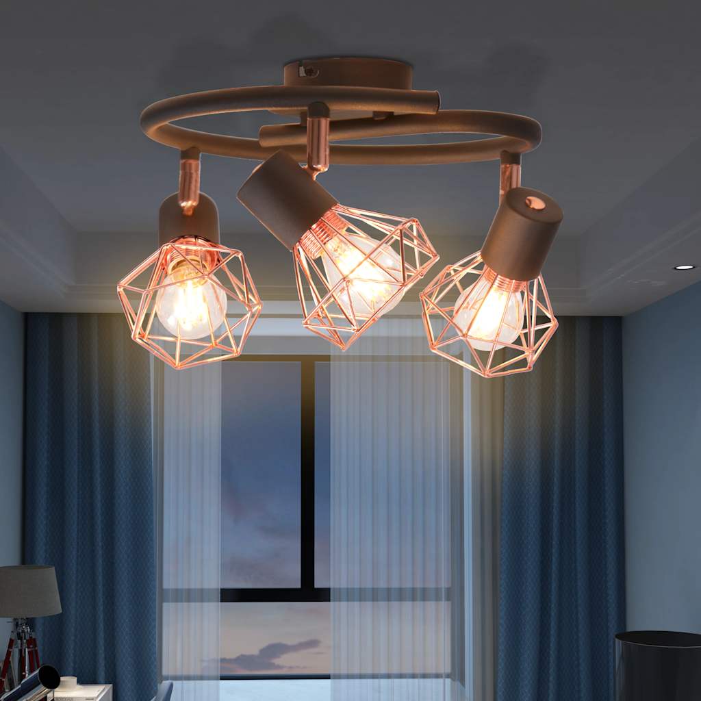Taklampa Med 3 Led-Filamentlampor 12 W