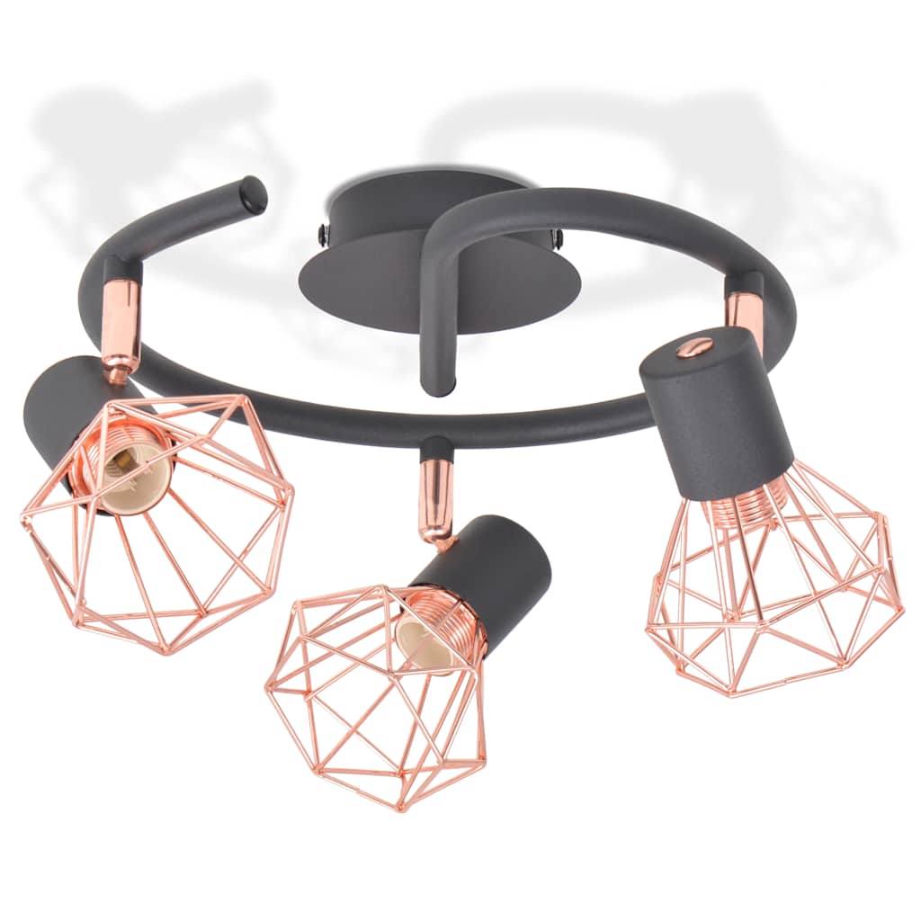 Taklampa Med 3 Led-Filamentlampor 12 W