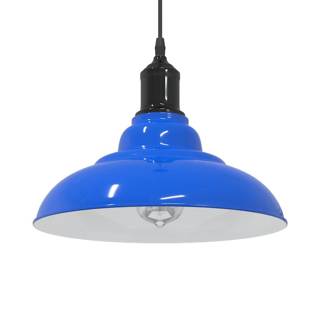 Taklampa Höjdjusterbar E27 Glans Röd Ø 31 Cm Metall