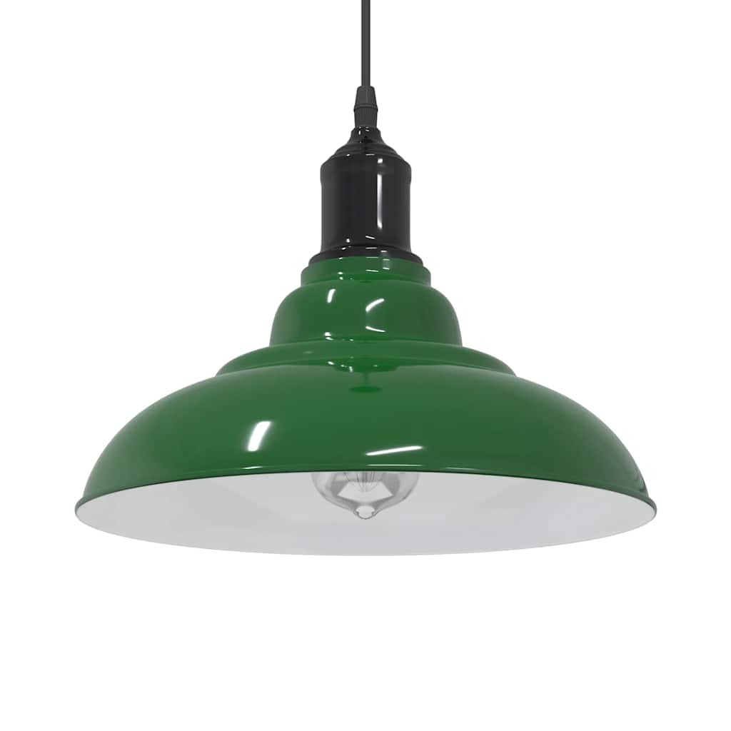 Taklampa Höjdjusterbar E27 Glans Röd Ø 31 Cm Metall