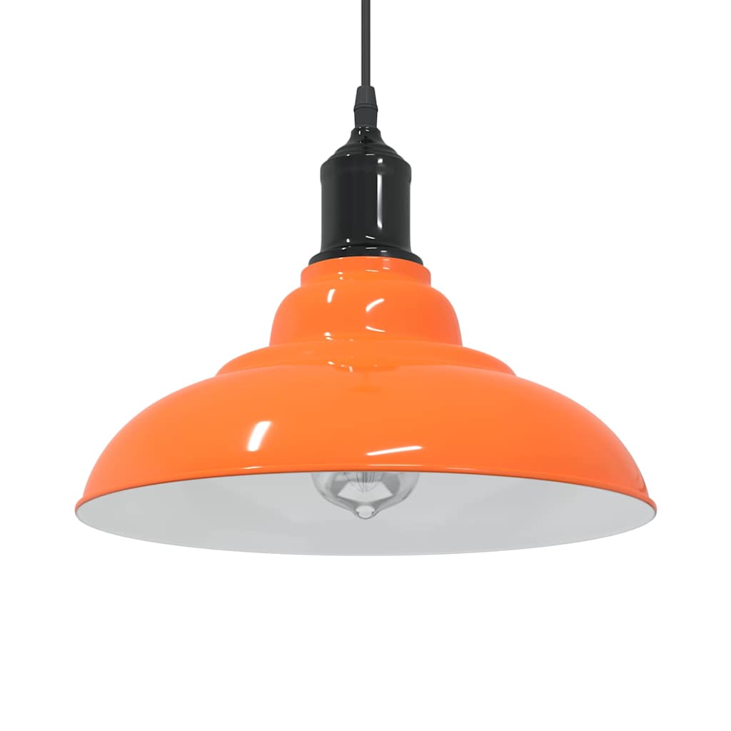 Taklampa Höjdjusterbar E27 Glans Röd Ø 31 Cm Metall