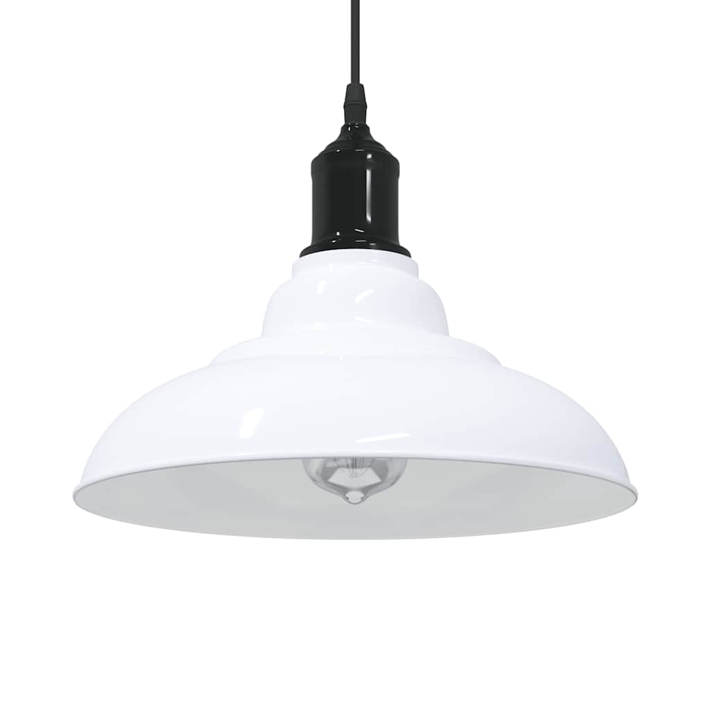 Taklampa Höjdjusterbar E27 Glans Röd Ø 31 Cm Metall
