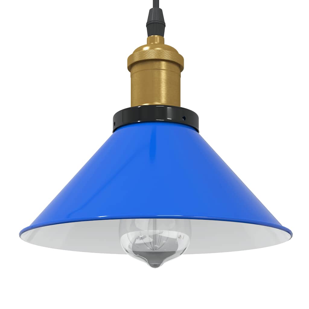 Taklampa Höjdjusterbar E27 Glans Orange Ø 22 Cm Metall