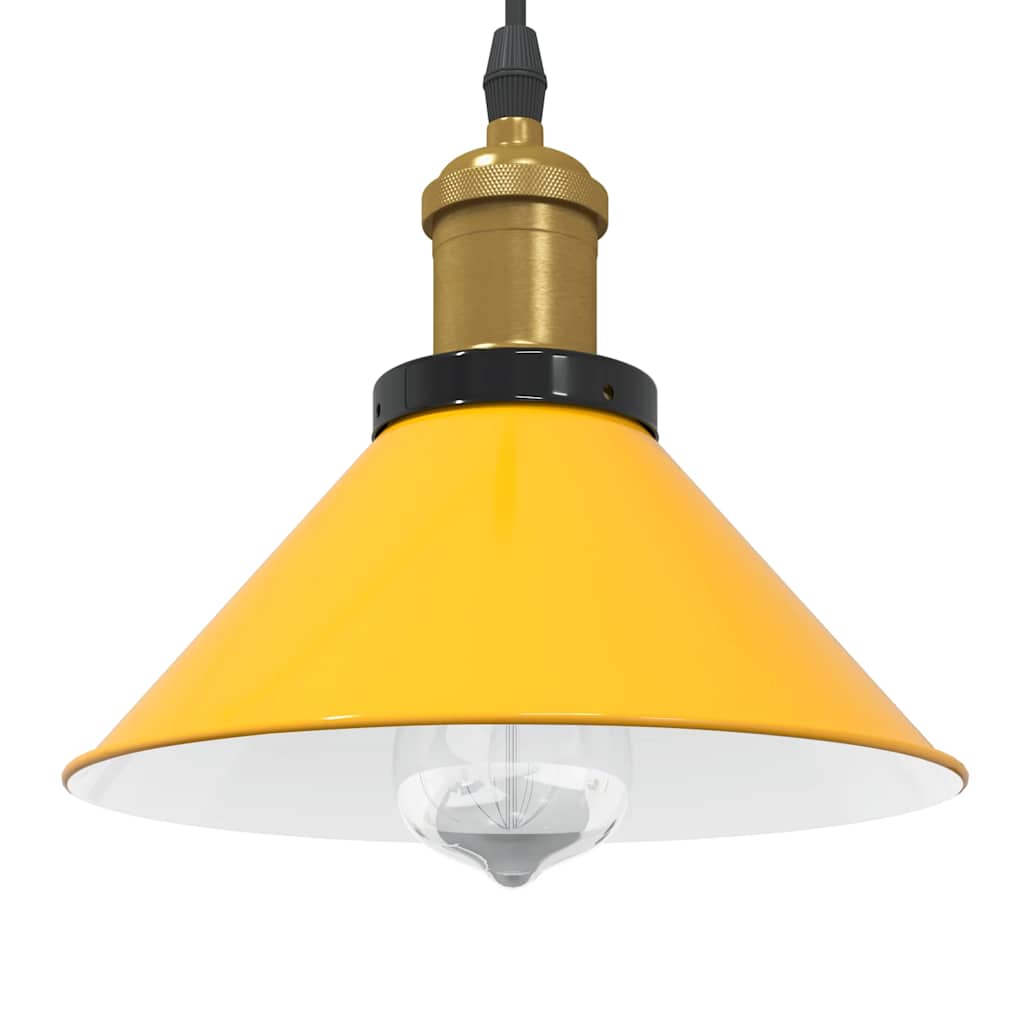 Taklampa Höjdjusterbar E27 Glans Orange Ø 22 Cm Metall