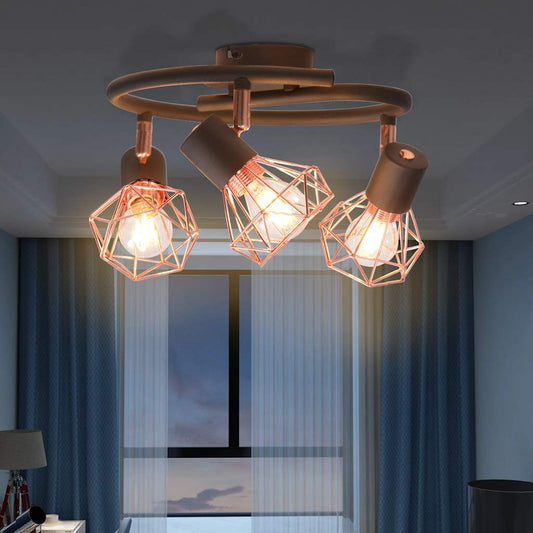 Taklampa Med 3 Led-Filamentlampor 12 W