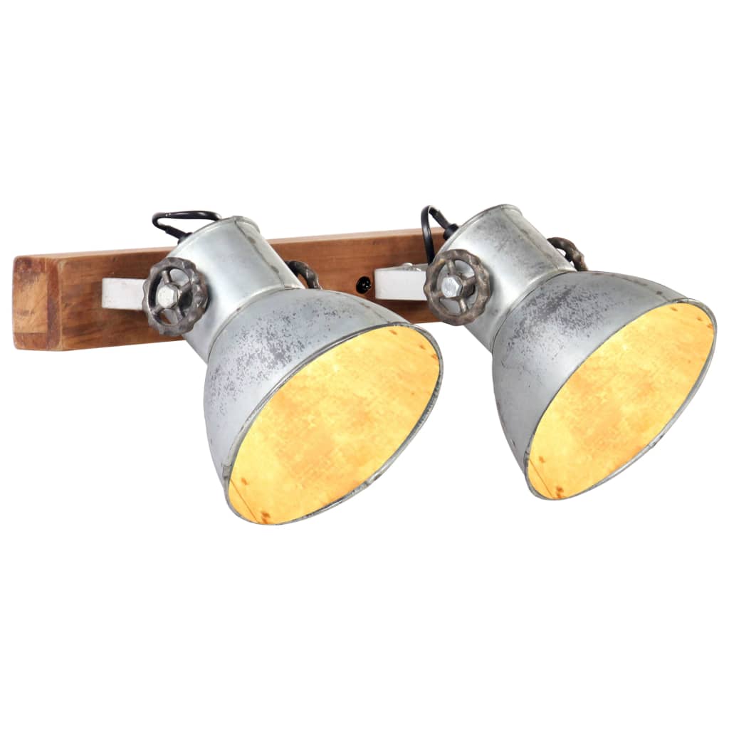 Industriell Vägglampa/Taklampa 2 St 20X25 Cm E27