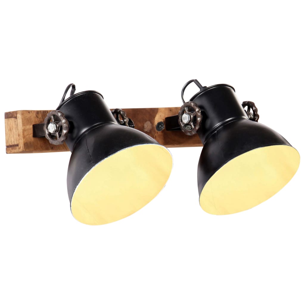 Industriell Vägglampa/Taklampa 2 St 20X25 Cm E27