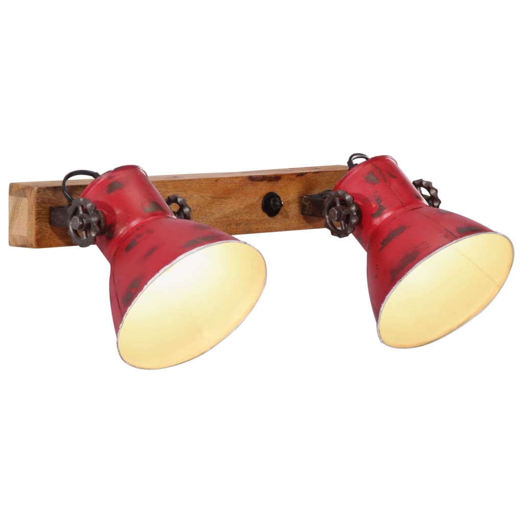 Industriell Vägglampa/Taklampa 2 St 20X25 Cm E27