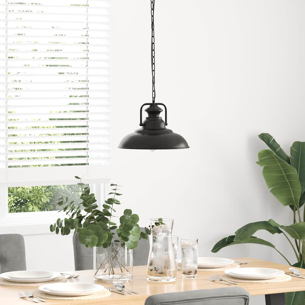 Taklampa E27 Svart Ø 31 Cm Järn