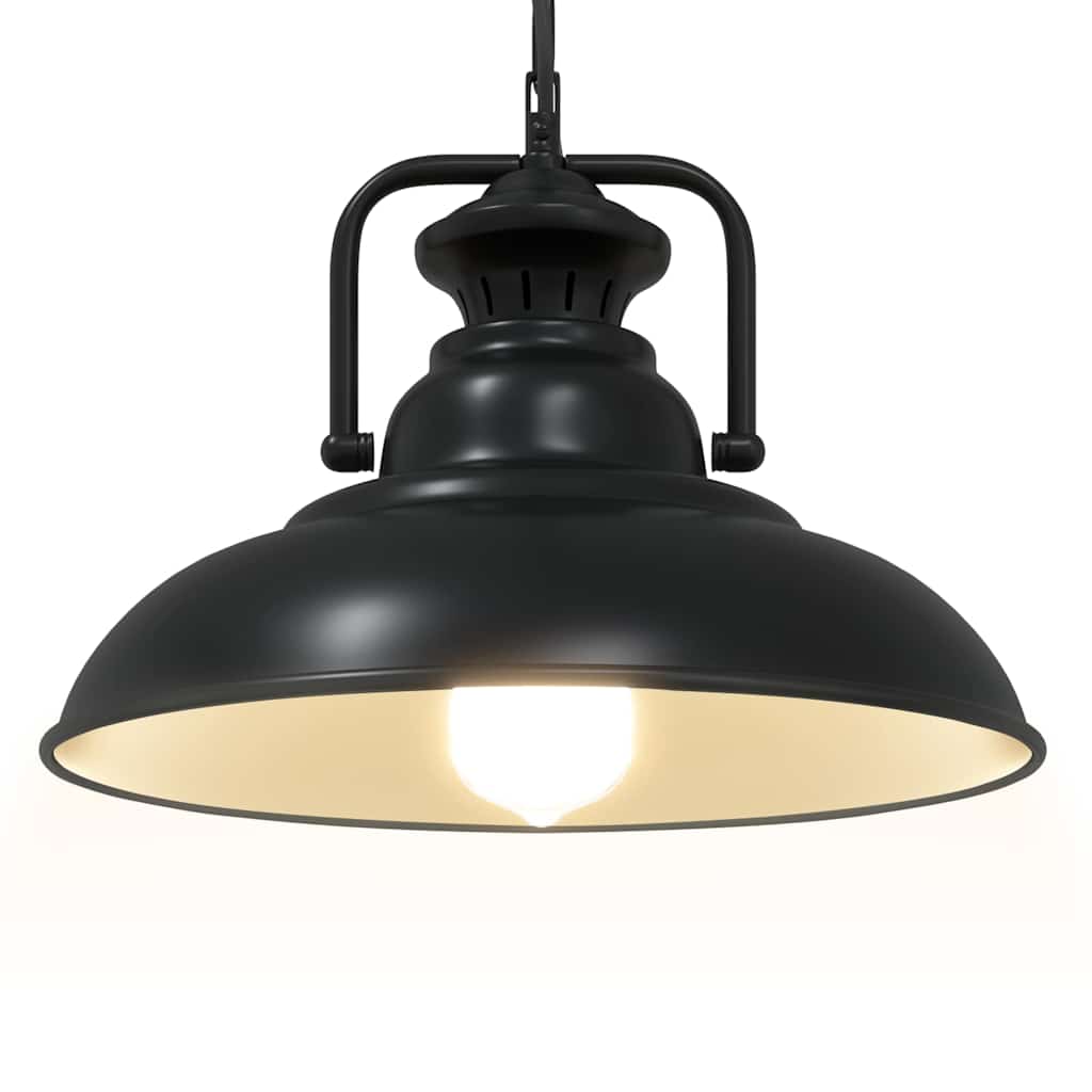 Taklampa E27 Svart Ø 31 Cm Järn
