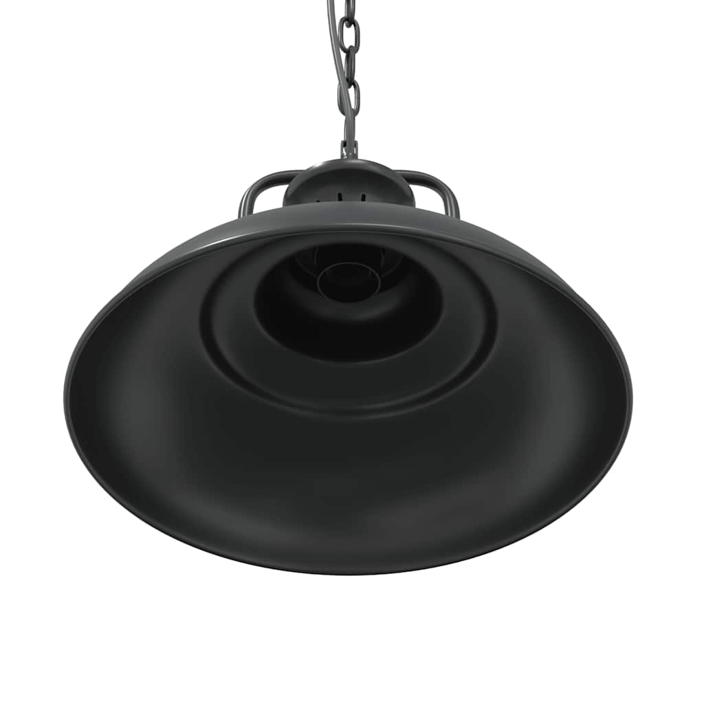 Taklampa E27 Svart Ø 31 Cm Järn